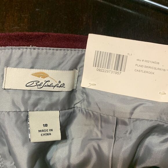 NWT Bob Timberlake midi skirt size 18 - Picture 4 of 4